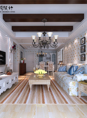 室内装饰设计家装现代欧式美式地中海别墅客厅餐厅书房卧室效果图