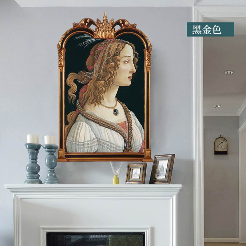 欧式巴洛克复古油画框框镜框异形美式装饰相框镜框法式花鸟装饰画