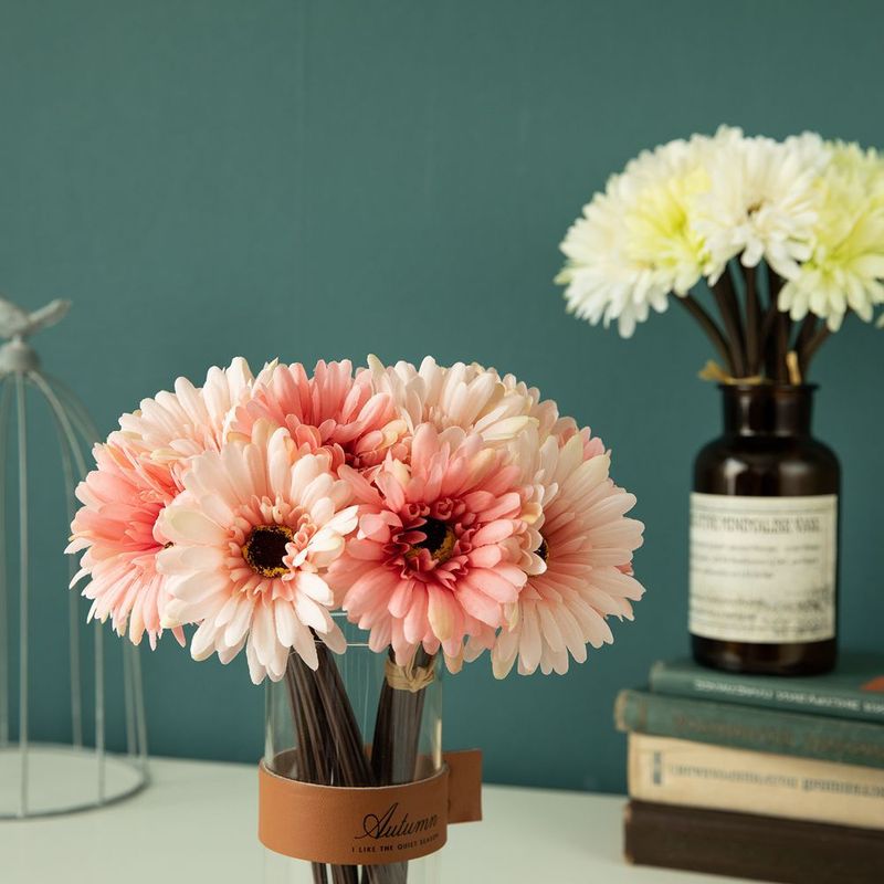 美式仿真花弗朗菊把束假花塑料花束花卉居家装饰品干花束花艺摆件