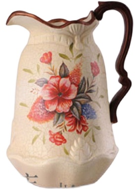 【嘉瓷】新美式风陶瓷花瓶居家装饰摆件复古田园欧式水培植物花器