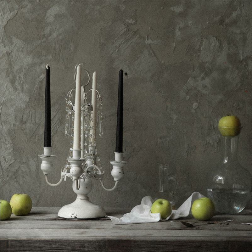 CHICROSE美式欧式法式白色复古多头蜡烛烛台餐桌客厅居家装饰摆件