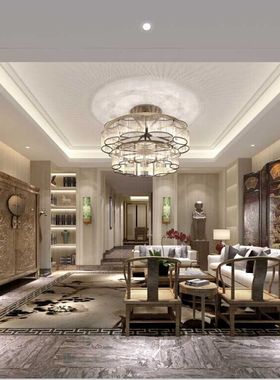 北京某别墅空间 室内设计效果图资料集家装修装饰方案素材图片