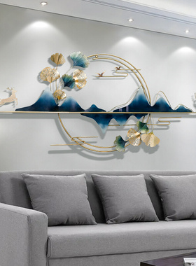 新中式墙面装饰挂件轻奢创意卧室床头客厅沙发背景墙壁挂家装饰品