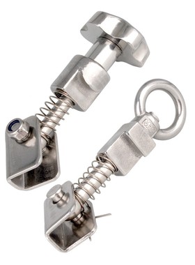 304不锈钢人孔吊环螺丝螺母圆勾套装手轮手柄螺帽螺杆锁紧扣件M12