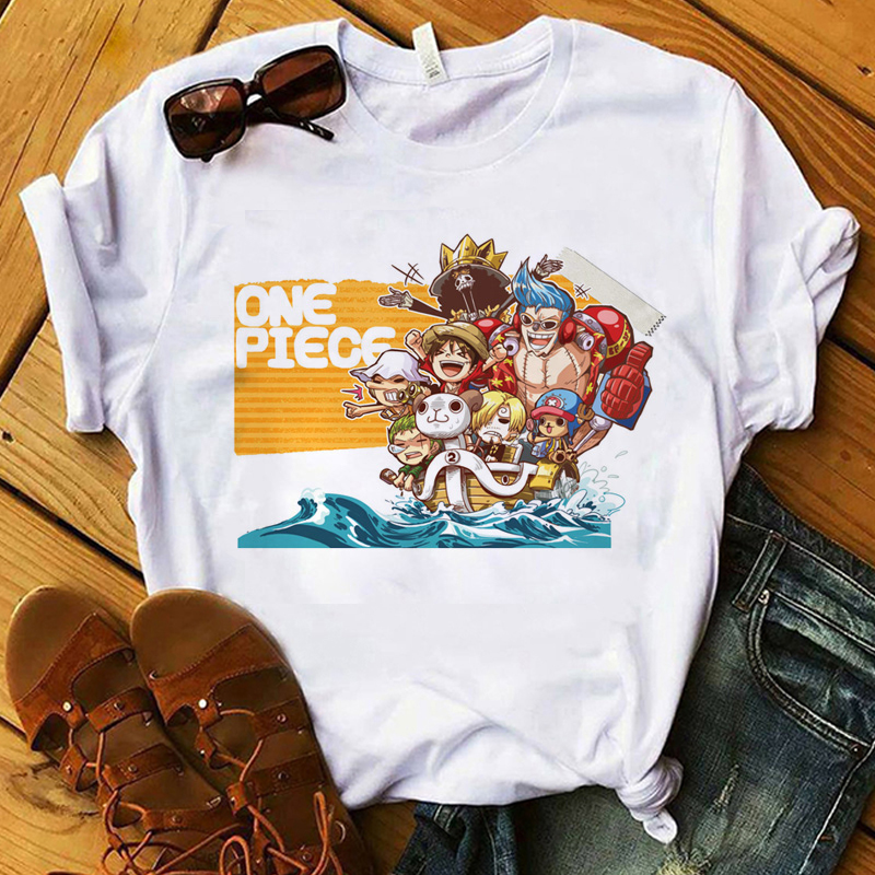 Japan Anime Luffy Zoro T-Shirt日本动漫海贼王周边印花男女T恤