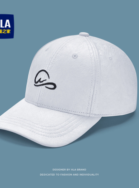 海澜之家棒球帽白色男款2024新款春夏高端品牌鸭舌帽子大头围运动