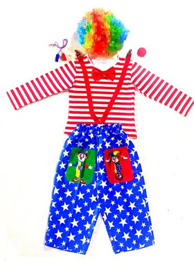 六一儿童演出服小丑服装化妆舞会舞台表演服饰幼儿园万圣节服装
