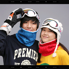sungolf韩国进口 儿童大人防寒户外保暖脸罩面罩脖套帽子款式多多