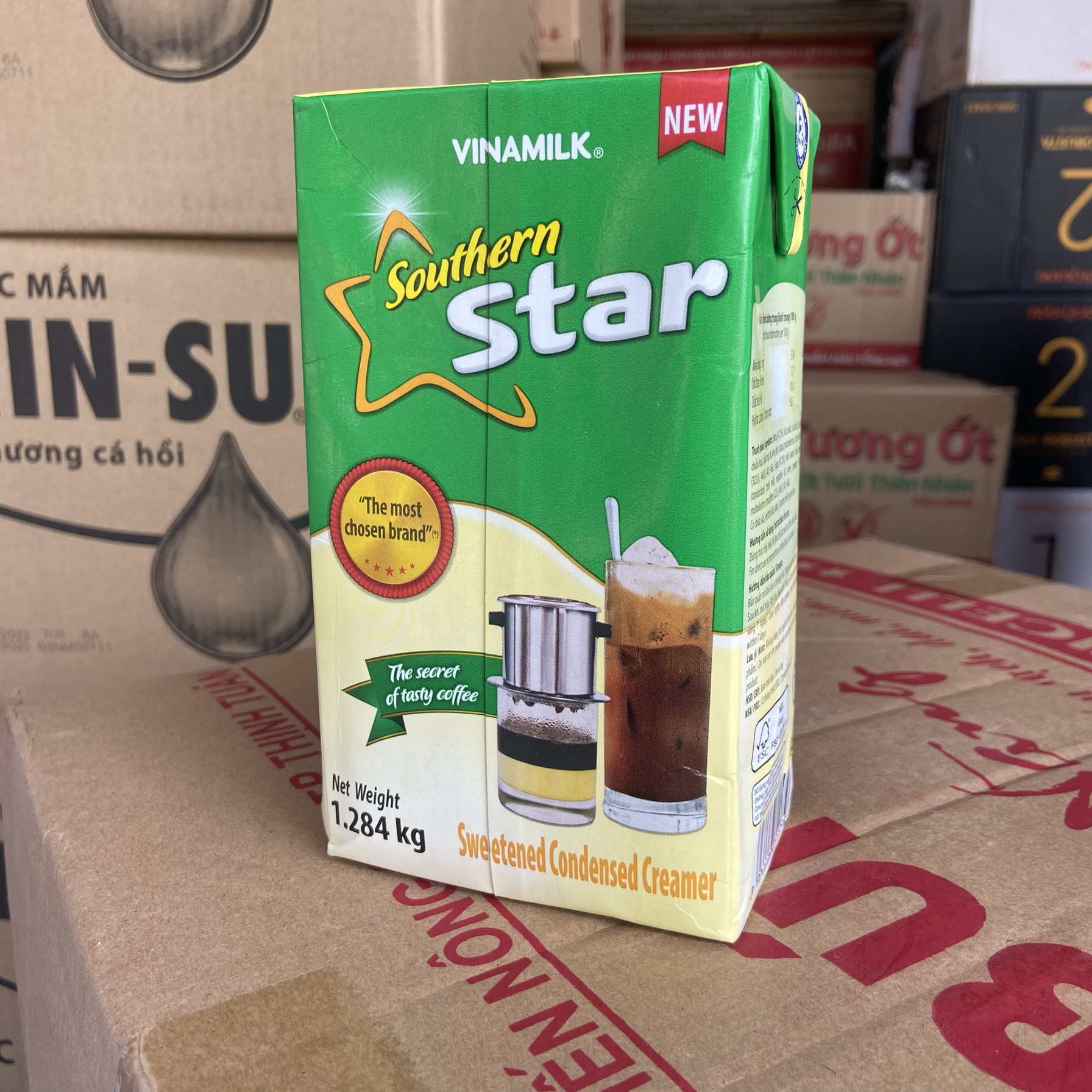 代购 越南越那妙牛奶商用炼奶咖啡伴侣 正品无中文标签进口手续