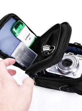 数码相机包适用于索尼黑卡RX100M7/M5LX100ZV1照相机包腰包单肩包