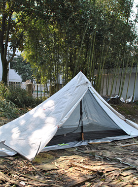 内外帐全套露营金字塔帐篷 超轻帐篷 户外装备野营帐篷 无杆帐篷