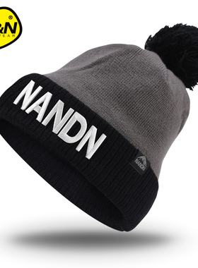 南恩NANDN冬季男女情侣款滑雪帽保暖帽毛线帽子潮流时尚滑雪帽子