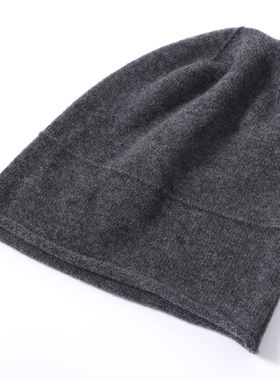 秋冬季100%纯羊毛帽子男女通用保暖月子护耳毛线针织羊绒冷帽户外