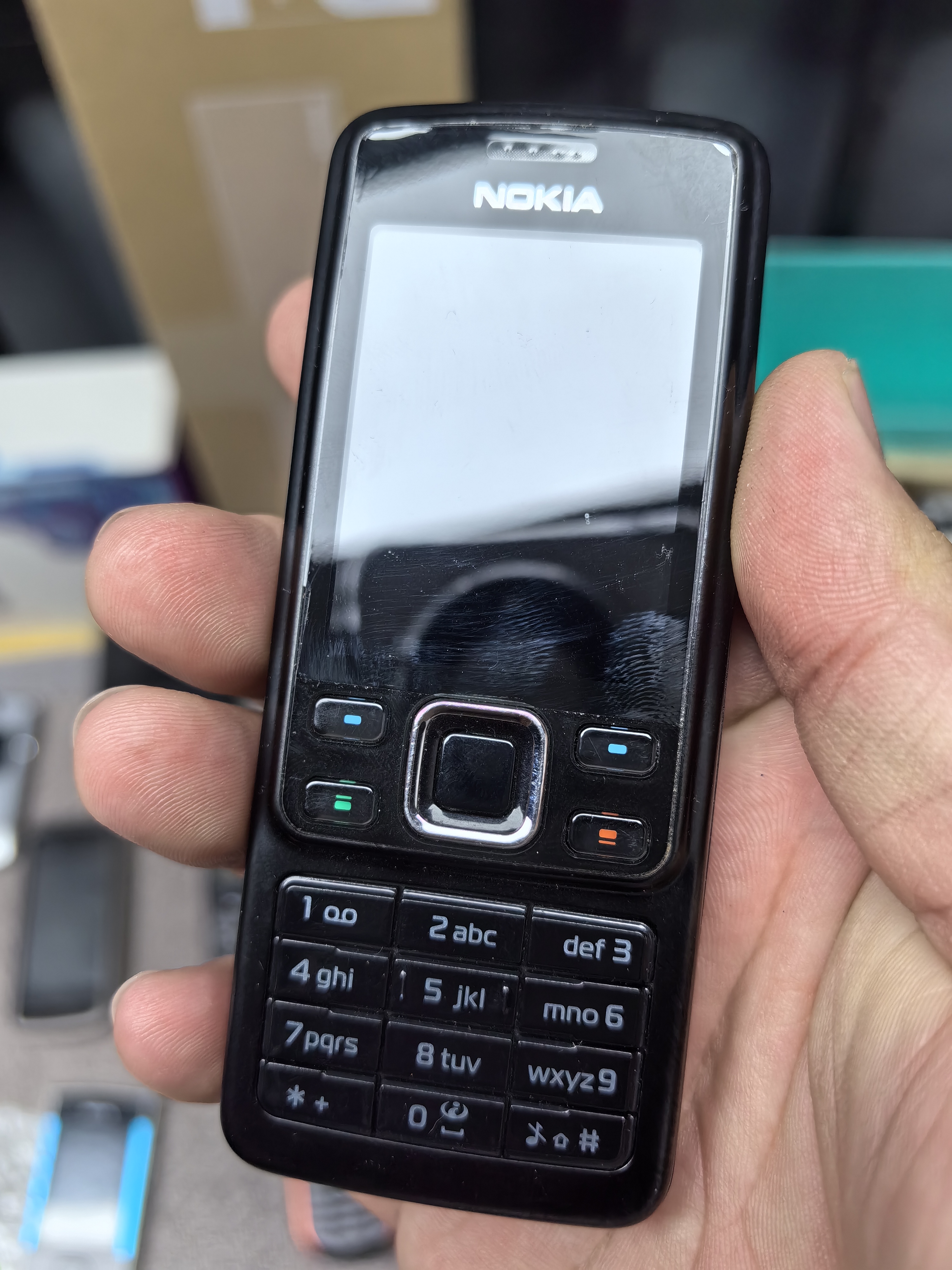 诺基亚 6300 黑色单机 功能正常 成色新 原装壳 经典款 移动卡
