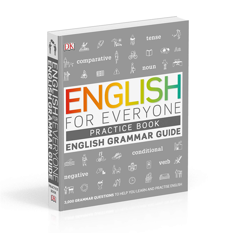 英文原版 人人学英语语法练习册DK-English for Everyone English Grammar Guide Practice Book英语自学课本教材雅思托福用书