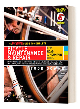 英文原版 The Bicycling Guide to Complete Bicycle Maintenance&Repair 完成自行车保养和维修的自行车指南 英文版 进口英语书籍