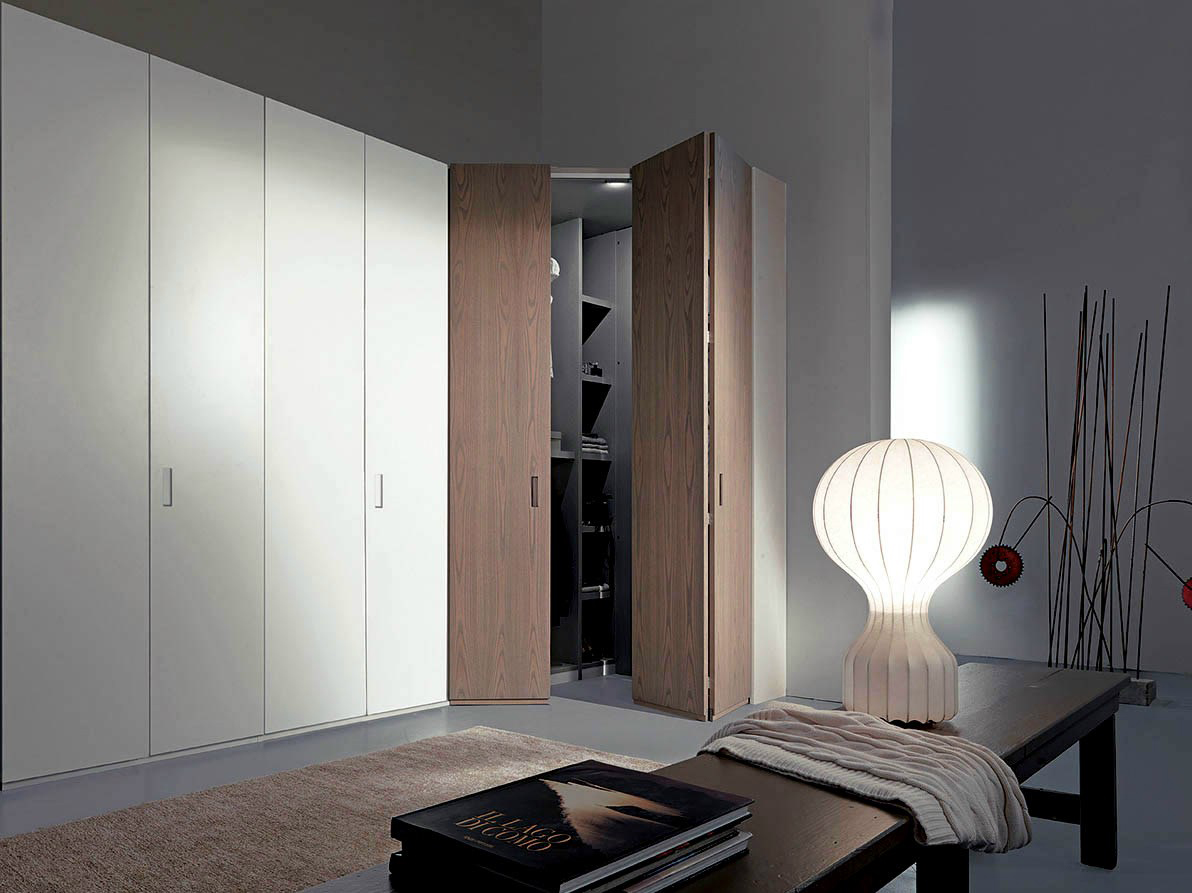 定制新款现代简约L型平开门衣柜家用北欧风衣橱整体卧室成套家具