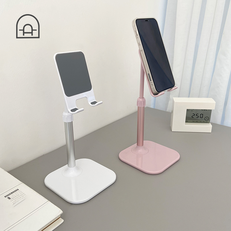 栋哈懒人手机支架家用iPad平板支撑床头桌面升降直播看电视手机架