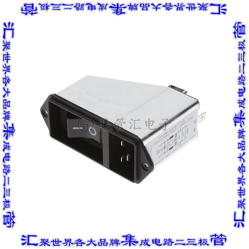 EF12.2078.2110.01 电源接入连接器3POS插座公插片模块IEC320-C20