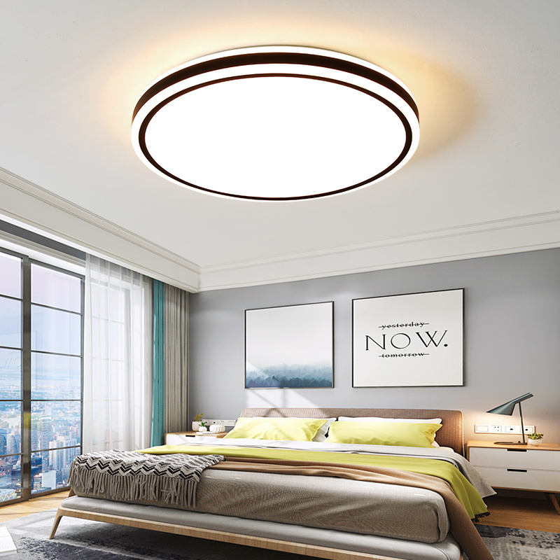 2021新款圆形节能led卧室过道玄关阳台现代简约吸顶灯灯具超薄
