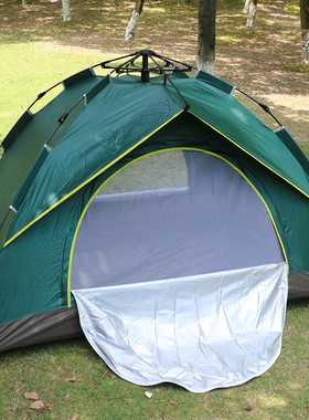 户外用品双层双人四人帐篷全自动野营野外帐篷露营沙滩旅游帐篷