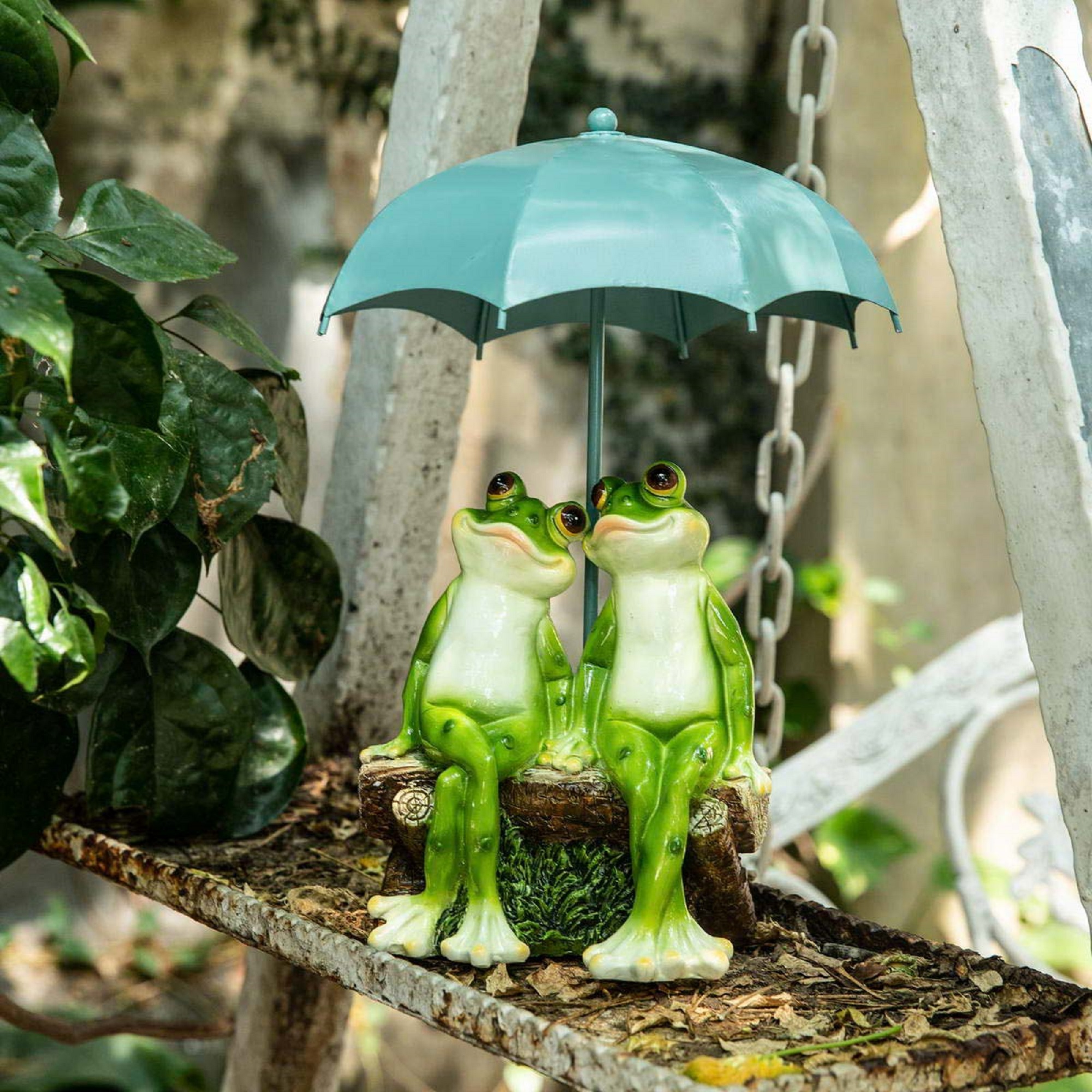 创意青蛙户外花园景观摆件家居庭院装饰品治愈系卡通庭院阳台造景