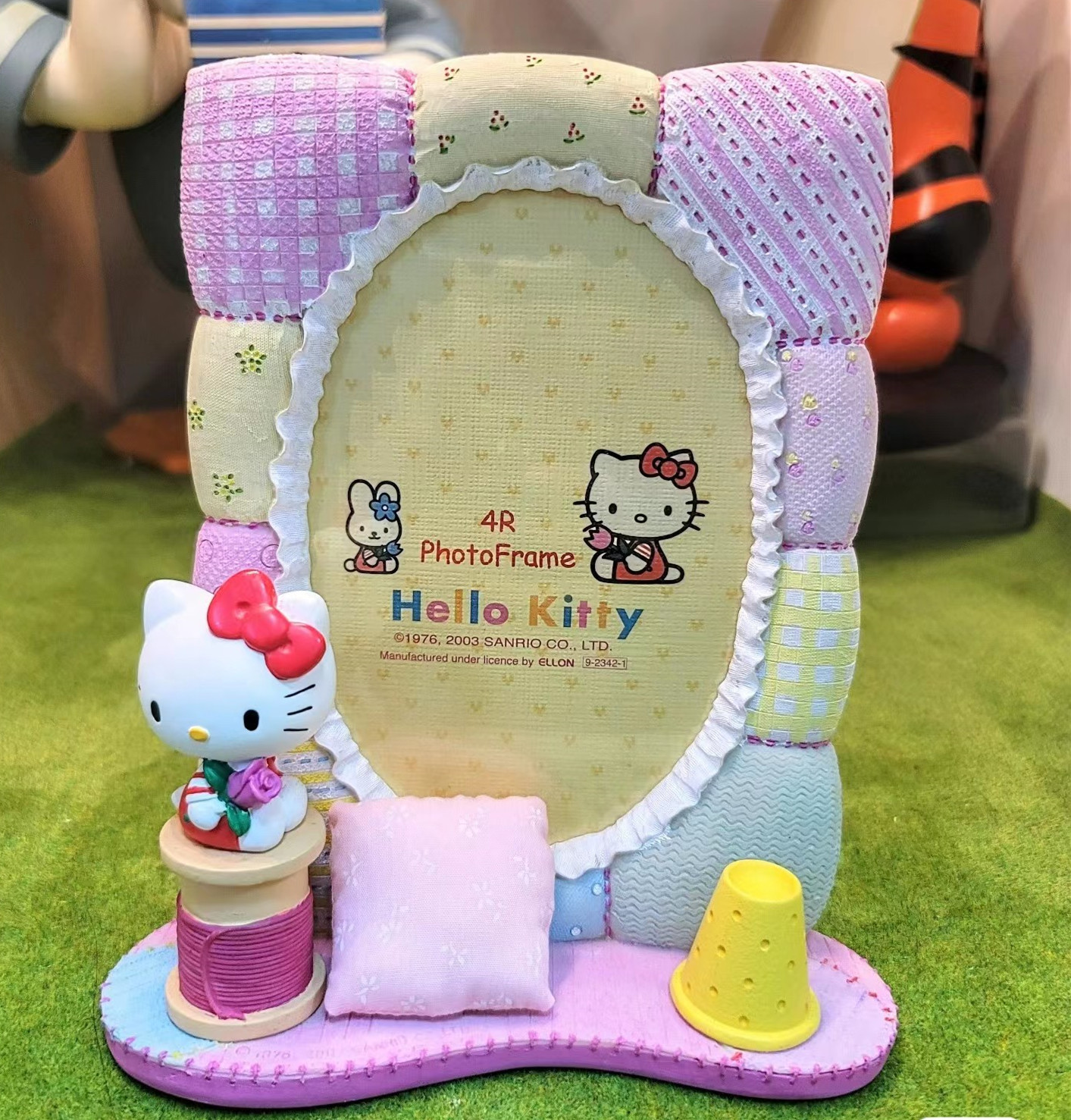 卡通可爱三丽鸥hello kitty猫KT 针线树脂相框儿童生日礼物工艺品