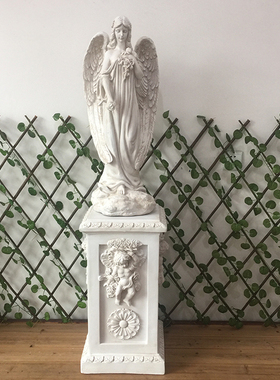欧式树脂人物艺术天使雕塑女神雕像家居装饰品落地大摆件婚庆道具