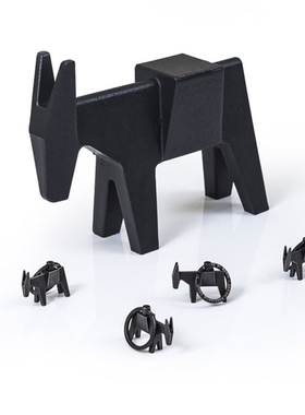 意大利Magis 黑山羊书立门挡钥匙扣玩具儿童礼品Ettore创意设计