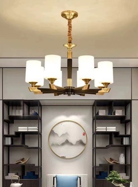 新款简约新中式吊灯客厅卧室餐厅大气别墅酒店创意时尚现代中国风