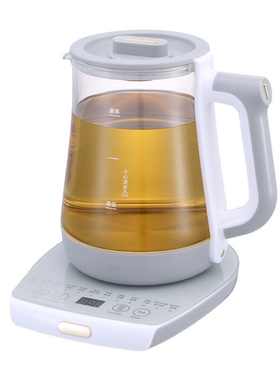 110V美标养生壶1.8L玻璃电烧水壶煮茶器Health Pot出口北美小家电