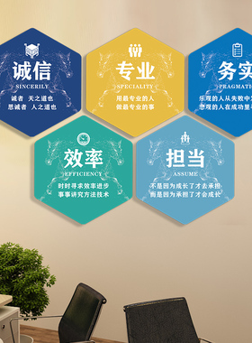 企业文化墙设计传媒电商公司会议室办公室布置装饰画励志标语墙贴
