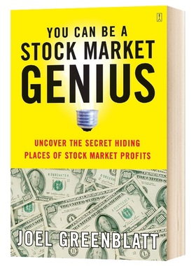 股市天才：发现股市利润的秘密隐藏之地 豆瓣阅读 英文原版 You Can Be A Stock Market Genius Joel Greenblatt 进口原版英语书籍