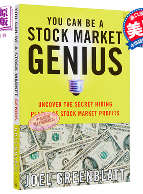 预售 股市天才：发现股市利润的秘密隐藏之地 豆瓣阅读 英文原版 You Can Be A Stock Market Genius Joel Greenblatt【中商原版】