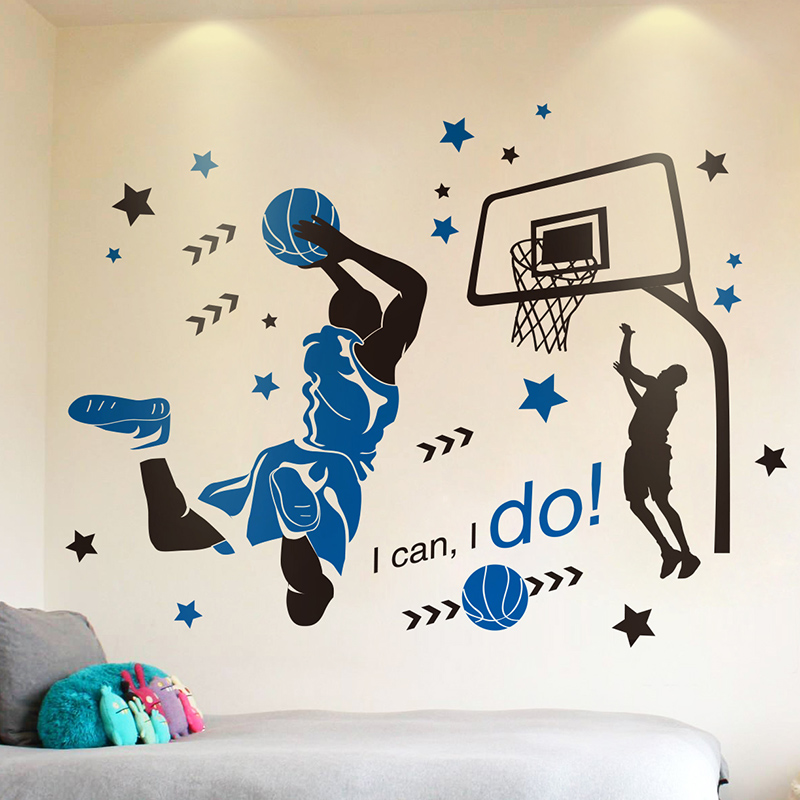 科比海报励志贴纸墙上装饰男孩房间卧室布置墙贴画墙壁纸自粘创意