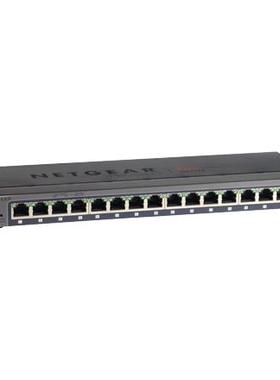 网件NETGEAR GS116E  16口全千兆铁壳视频监控企业网管交换机QoS