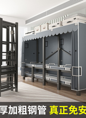 衣柜家用卧室免安装折叠简易布衣柜出租房用全钢架结实耐用衣橱