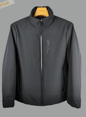 E214025007爱登堡男装2021年新款冬装休闲棉服拉链棉衣立领外套