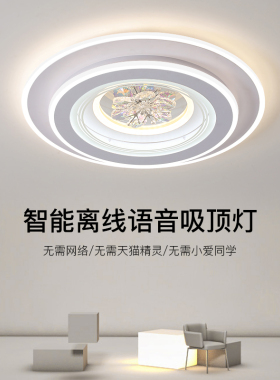 卧室灯2024年新款现代简约书房阳台餐厅家用灯圆形三色led吸顶灯