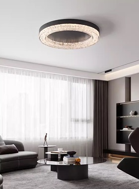意式极简客厅树脂吸顶灯现代简约设计师2024新款餐厅主卧室房间灯