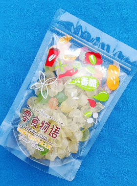 高清休闲食品透明包装袋干果瓜子坚果零食物语小吃自封塑料密封袋