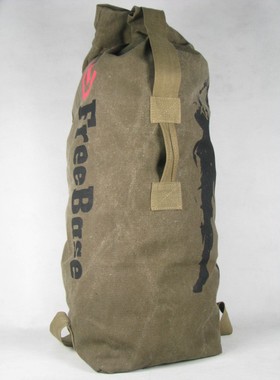 帆布大桶包户外运动包登山包帐篷包旅行包行李背包双肩包军迷用包