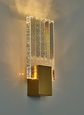 现代简约轻奢水晶壁灯客厅背景墙楼梯北欧设计师创意卧室床头壁灯