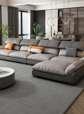 法莎蒂新款科技布沙发北欧现代简约客厅直排三人布艺乳胶网红沙发