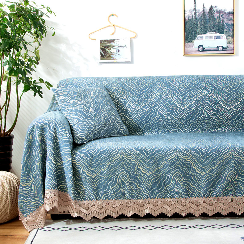 现代简约客厅沙发罩巾北欧沙发套全盖网红沙发盖布艺沙发巾沙发垫