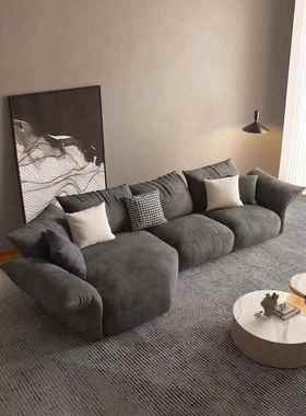 轻奢花瓣布艺现代简约大小户型客厅异形沙发设计师别墅网红沙发