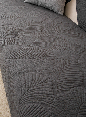 全棉组合沙发垫四季通用防滑布艺坐垫现代简约纯棉靠背巾夏季定做