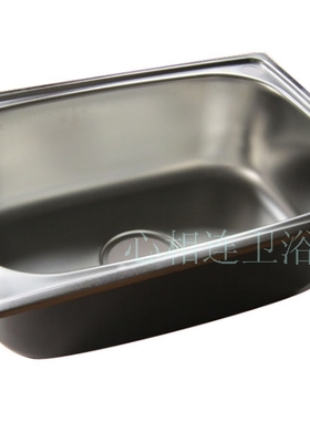 冠爵新款不锈钢单槽厨房单槽单槽洗碗池洗菜盆厨盆5843H加厚1.2MM