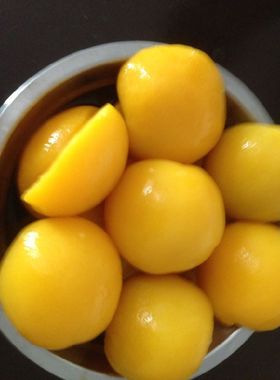 砀山特产黄桃罐头蛋糕烘焙820克1罐新鲜水果糖水黄桃大片对开