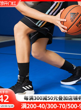 阿迪达斯男鞋新款PRO BOUNCE 2018高帮缓震实战运动篮球鞋FW5746
